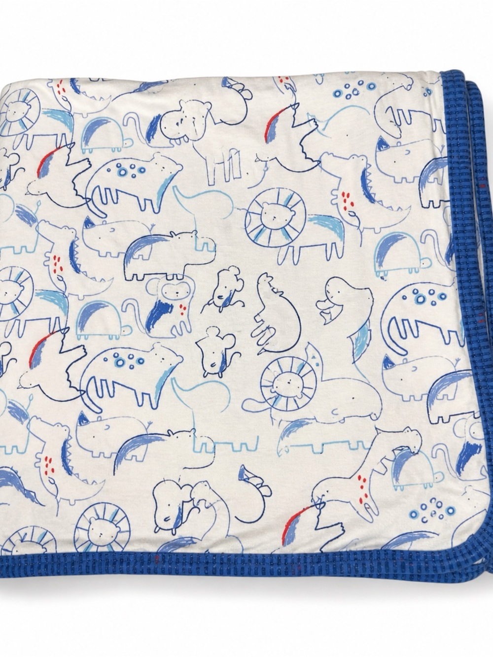 Magnetic Me Baby
Swaddle Blanket Blue Animal Print Modal Soft One
Size
